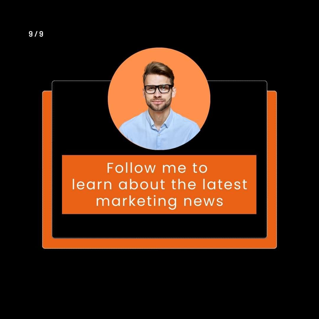 Slide 9 of a marketing carousel about finding ideal TikTok length