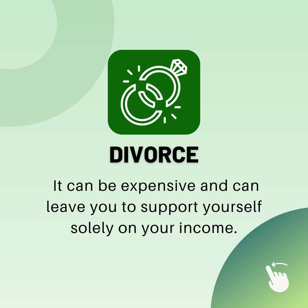 Slide 4 of a finance carousel about common causes of credit debt